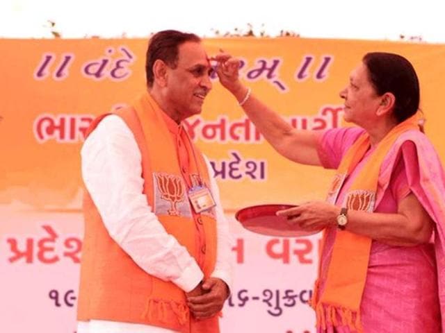BJP named Vijay Rupani as the new president of the Gujarat unit on Friday. (Picture courtesy: BJP Gujarat/Twitter) BJP named Vijay Rupani as the new president of the Gujarat unit on Friday. (Picture courtesy: BJP Gujarat/Twitter)