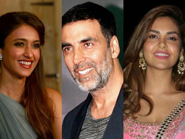 Akshay Kumar will be seen alongwith Ileana D’Cruz and Esha Gupta in Rustom.