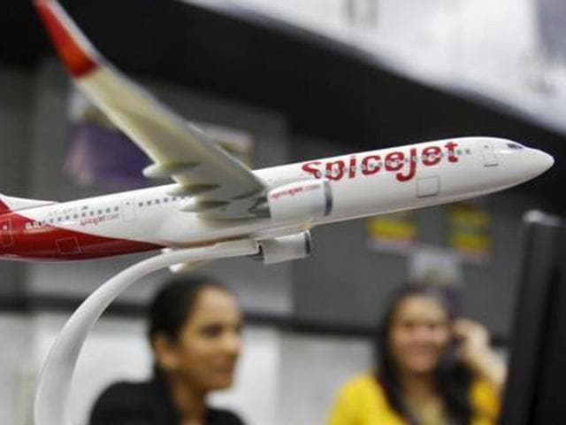 An official of Spicejet confirmed the hike as being a result of the clashes in Haryana that affected other transport. Officials from Air India, Go Air, Indigo and Air Asia too confirmed the hike and said that the flights now had no seats left till Monday.(HT File Photo)
