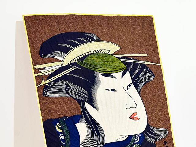 A Chinese-style non-folding fan, made out of handmade paper. (Photo by Raj K Raj / Hindustan Times) (Hindustan Times)