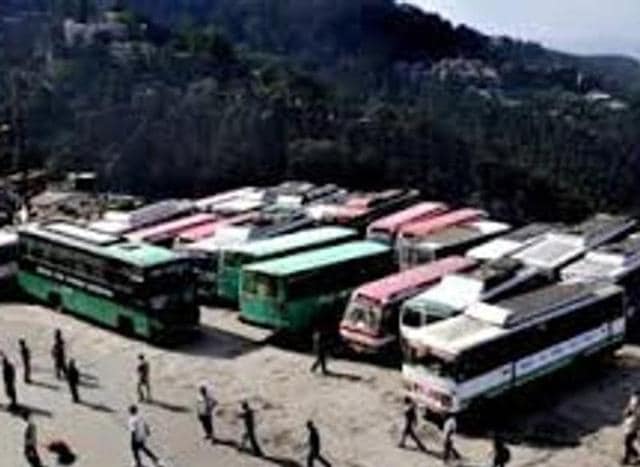 An official said some buses were routed via Baddi to Chandigarh. An official said some buses were routed via Baddi to Chandigarh.
