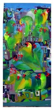 A painting by Madan Lal of Chandigarh (HT Photo)