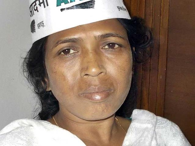 Tribal activist and AAP leader oni Sori was attacked with acid-like substance in Dantewada district.(HT File Photo) Tribal activist and AAP leader oni Sori was attacked with acid-like substance in Dantewada district.(HT File Photo)
