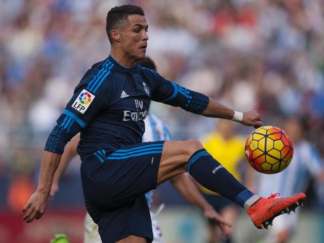 Real Madrid's Cristiano Ronaldo reacts during a La Liga match against Malaga. (AFP) Real Madrid's Cristiano Ronaldo reacts during a La Liga match against Malaga. (AFP)