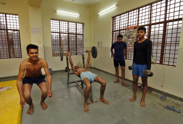 Asola village elders say the young men have aspirations and Bollywood stars are their role models. (Sanchit Khanna/HT photo) Asola village elders say the young men have aspirations and Bollywood stars are their role models. (Sanchit Khanna/HT photo)