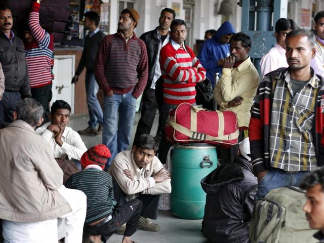 As per the PRTC records, during the last three days nearly 180 buses to Haryana were cancelled, which included bus services to Delhi, Jind, Hisar, Panipat, Rohtak and Kaithal. (HT PHOTO) As per the PRTC records, during the last three days nearly 180 buses to Haryana were cancelled, which included bus services to Delhi, Jind, Hisar, Panipat, Rohtak and Kaithal. (HT PHOTO)