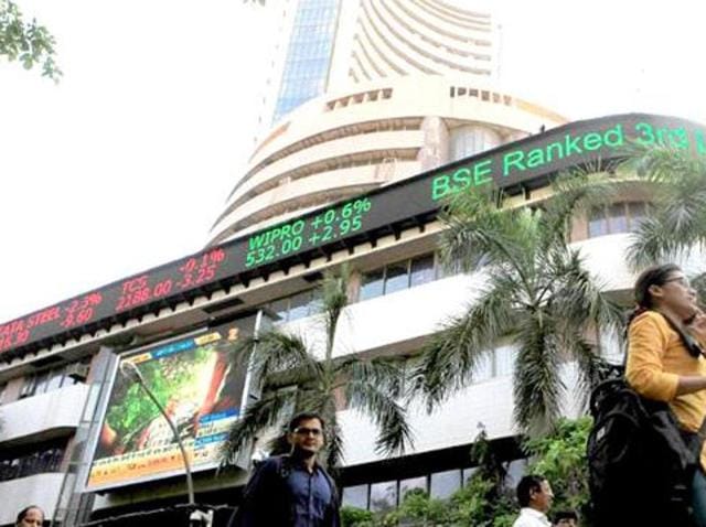 Sensex advanced nearly 80 points while the rupee trimmed its initial losses but was still trading down 11 paise, at 68.57 against the dollar on Monday. Sensex advanced nearly 80 points while the rupee trimmed its initial losses but was still trading down 11 paise, at 68.57 against the dollar on Monday.