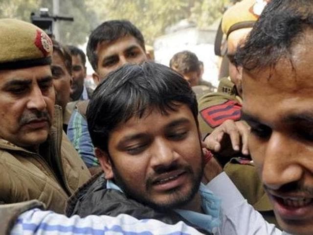 JNU students’ union president Kanhaiya Kumar (centre), is escorted by police outside the Patiala House court in New Delhi last week. (Reuters) JNU students’ union president Kanhaiya Kumar (centre), is escorted by police outside the Patiala House court in New Delhi last week. (Reuters)