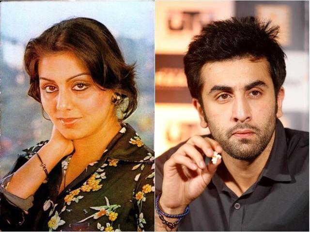 Neetu Singh, also known as Neetu Kapoor and son Ranbir Kapoor.