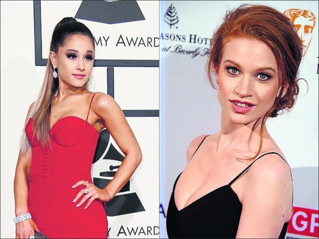 Ariana Grande and Sarah Hay look gorgeous in their neutral shades on big-ticket red carpets. (Agencies) Ariana Grande and Sarah Hay look gorgeous in their neutral shades on big-ticket red carpets. (Agencies)
