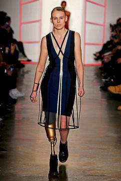 The 28-year-old model who lost her right leg to toxic shock syndrome in 2012 (Getty Images) The 28-year-old model who lost her right leg to toxic shock syndrome in 2012 (Getty Images)