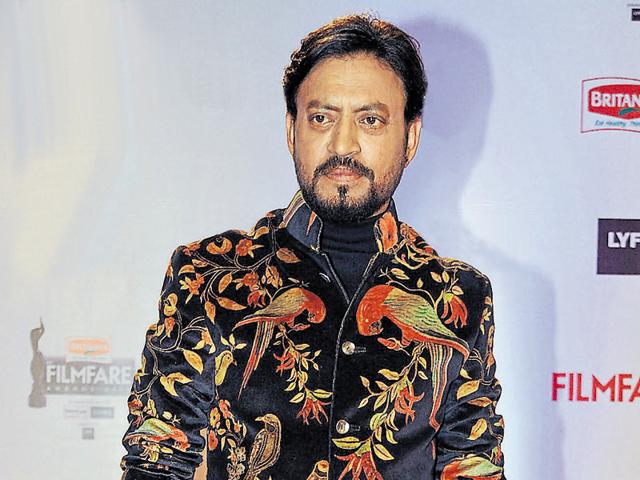 Irrfan Khan attends the '61st Filmfare Awards 2016' ceremony in Mumbai on January 15, 2016.(AFP)