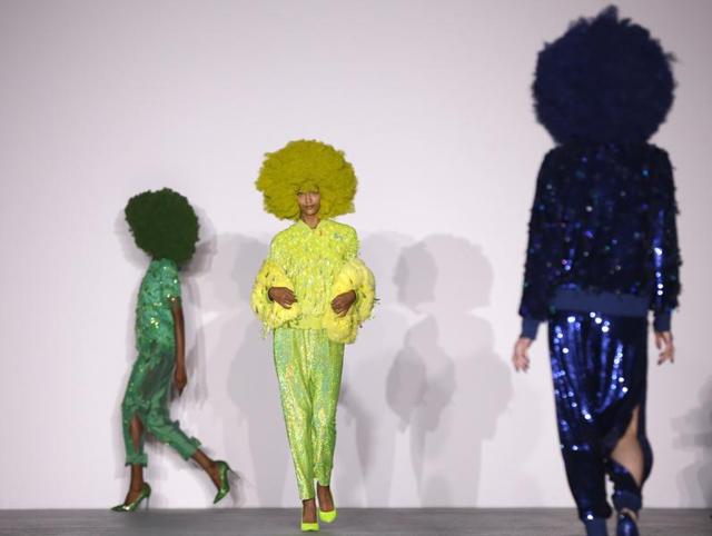 Ashish’s designs are usually the most fun at London Fashion Week. (REUTERS) Ashish’s designs are usually the most fun at London Fashion Week. (REUTERS)