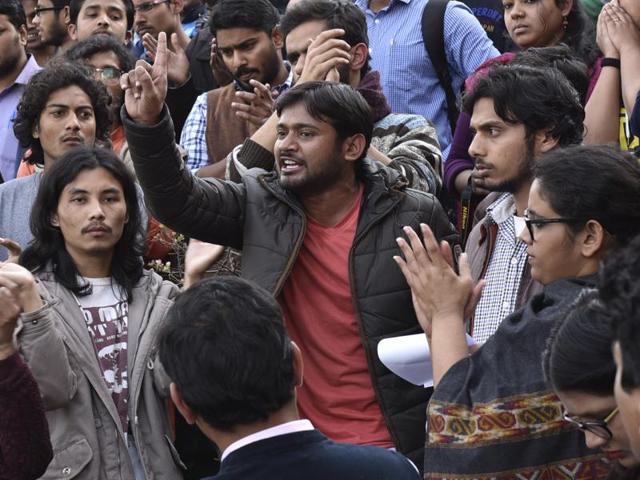 Jnu slogans picture