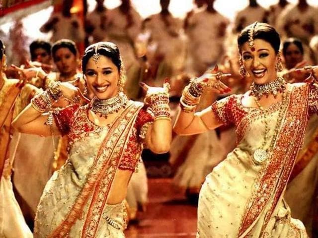 Madhuri Dixit played Chandramukhi while Aishwarya Rai Bachchan stepped into the shoes of Paro when Sanjay Leela Bhansali decided to adapt Devdas (2002) onscreen. (Youtube grab) Madhuri Dixit played Chandramukhi while Aishwarya Rai Bachchan stepped into the shoes of Paro when Sanjay Leela Bhansali decided to adapt Devdas (2002) onscreen. (Youtube grab)