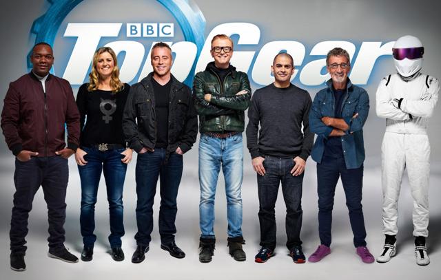 The hosts and crew of the new Top Gear. (BBC) The hosts and crew of the new Top Gear. (BBC)