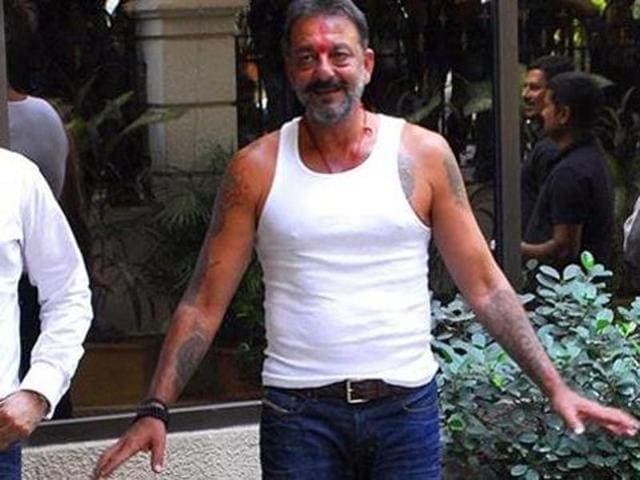 Sanjay Dutt was arrested under the Arms Act. (HT)