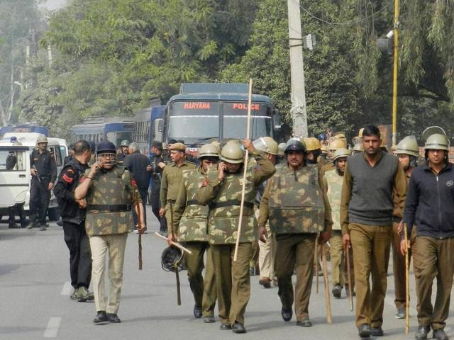 According to many residents, the failure of the police and intelligence officials is being viewed as the root cause of the riots and arson in Rohtak. (PTI) According to many residents, the failure of the police and intelligence officials is being viewed as the root cause of the riots and arson in Rohtak. (PTI)