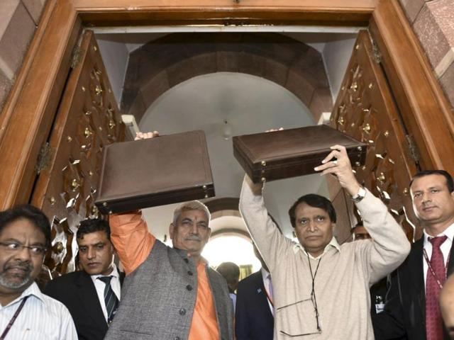 While presenting the budget, railways minister said India will be at the forefront of infrastructure investment in the country. (HT Photo) 
