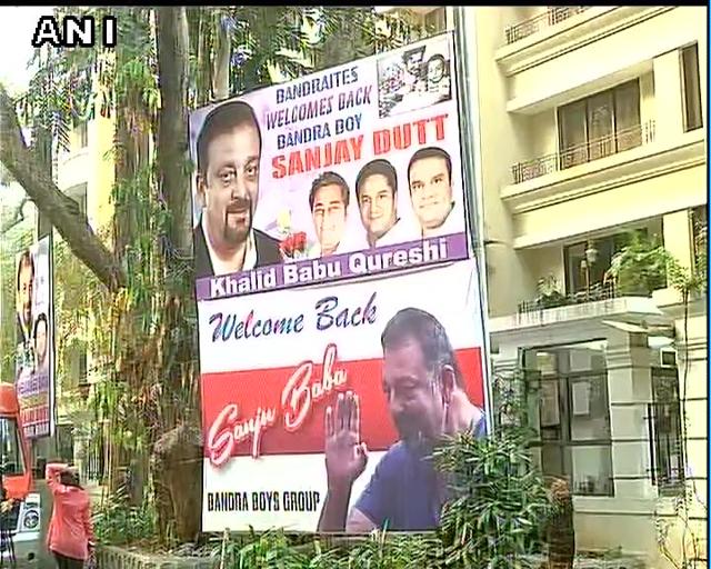 Welcome back Sanju baba: Bandra boys await return with posters, banners