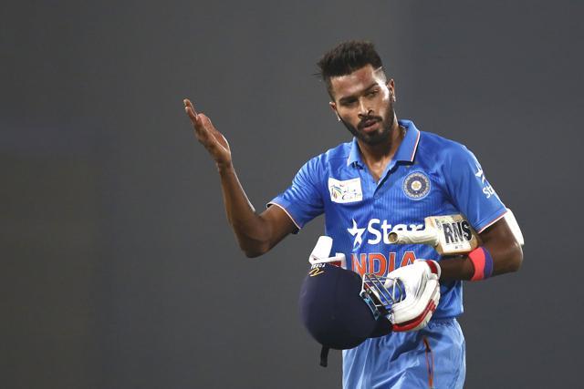 Hardik Pandya came in to ease the burden on Rohit Sharma who was short of support. (AP)