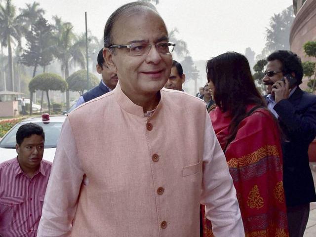 Union finance minister Arun Jaitley will meet economists on Saturday, two days before presenting the Budget.(PTI Photo)