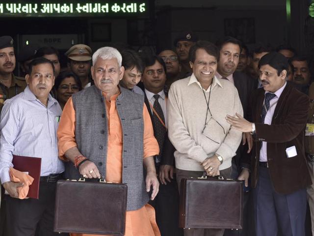 “The Rail Budget 2016 is a story of transformation. We need to reorganise and rejuvenate the Indian Railways,” said Union minister for railways, Suresh Prabhu.   (Sanjeev Verma/HT Photo) 