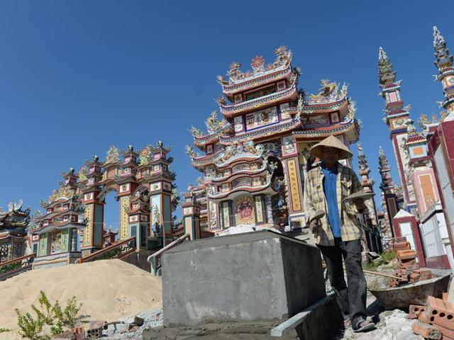 Interestingly, a few tombs stand empty: The locals have built them in advance of their own deaths. There is one which was completed in 2005, and is still waiting for its owner.  (AFP) 