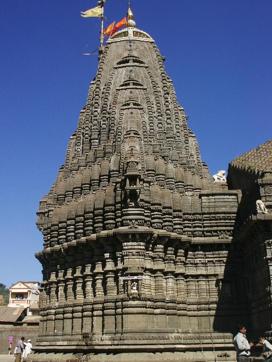 The Trimbakeshwar temple is one of the 12 Jyotirlingas in India. It was commissioned by Balaji Bajirao Peshwa in the 15th century.