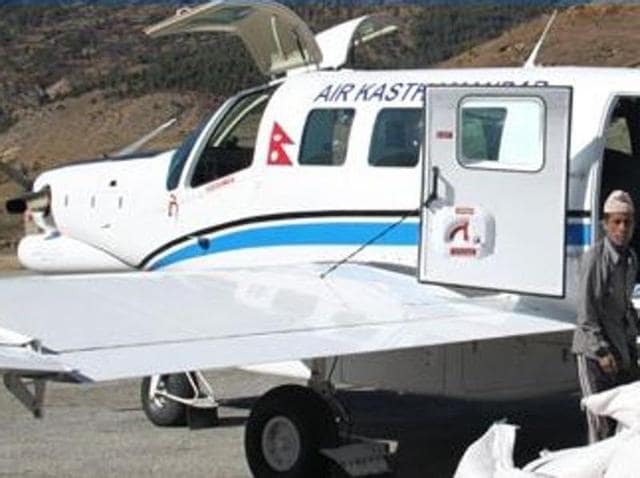 PAC P-750 aircraft operated by Air Kasthamandap of Nepal. A similar plane with 11 people on board crashed on Friday and the pilot and co-pilot were killed. (Air Kasthamandap) PAC P-750 aircraft operated by Air Kasthamandap of Nepal. A similar plane with 11 people on board crashed on Friday and the pilot and co-pilot were killed. (Air Kasthamandap)