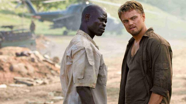 Djimon Hounsou and Leonardo DiCaprio in Blood Diamond. (YouTube) Djimon Hounsou and Leonardo DiCaprio in Blood Diamond. (YouTube)