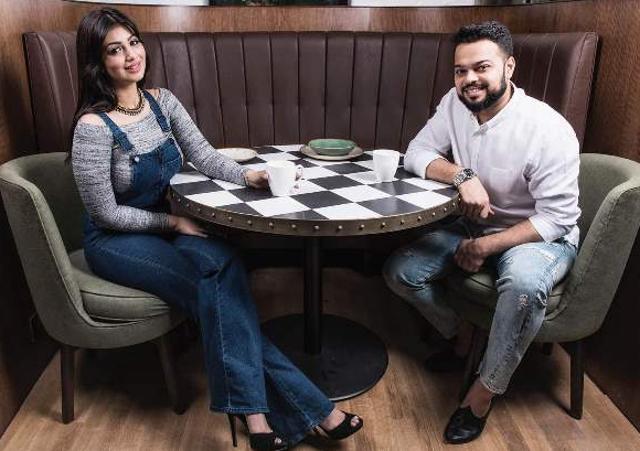 Ayesha Takia and her husband Farhan Azmi at the soon to open Café Basilico. (Photo: Aalok Soni) Ayesha Takia and her husband Farhan Azmi at the soon to open Café Basilico. (Photo: Aalok Soni)