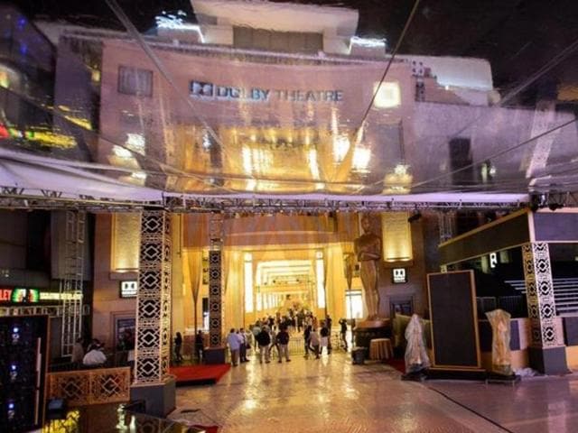The Dolby Theatre, where the award function takes place every year is set and ready for the big day. (Instagram) 