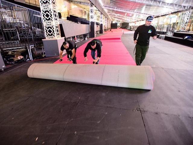 This entire long stretch will be covered in carpet where your favourite stars will strut to get clicked by the media. (Facebook) 