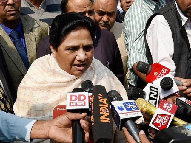 BSP chief Mayawati delivers a speech at the Rajya Sabha in New Delhi. (PTI Photo) BSP chief Mayawati delivers a speech at the Rajya Sabha in New Delhi. (PTI Photo)