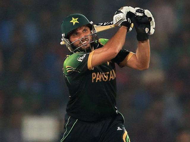 Shahid Afridi of Pakistan in action during the 2014 Asia Cup tournament in Bangladesh. (Getty Images) Shahid Afridi of Pakistan in action during the 2014 Asia Cup tournament in Bangladesh. (Getty Images)