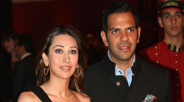 A file picture of Karisma with Sunjay.