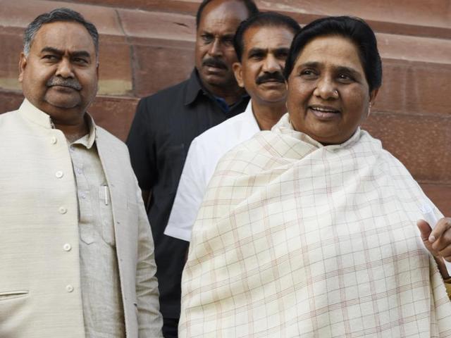The BSP will play up the ‘Mahisasur martyrdom’ issue to galvanise Dalits in the state going to the polls next year with party chief Mayawati setting the tone by attacking Union minister Smriti Irani for allegedly insulting lower castes(PTI)
