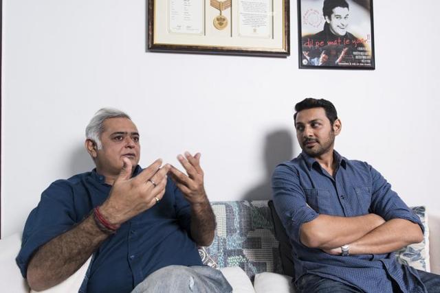 Aligarh director Hansal Mehta (left) and writer Apurva Asrani at Mehta’s office in Lokhandwala, Mumbai, (Photo: Aalok Soni/HT) Aligarh director Hansal Mehta (left) and writer Apurva Asrani at Mehta’s office in Lokhandwala, Mumbai, (Photo: Aalok Soni/HT)