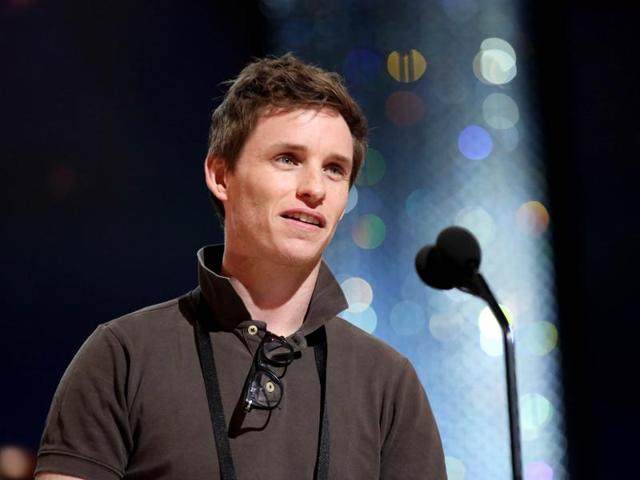 Eddie Redmayne has been nominated for Best Actor Award for The Danish Girl. The stage is dressed in a glam, 1970s-inspired theme incorporating thousands of Swarovski crystals. (Matt Sayles/Invision/AP) Eddie Redmayne has been nominated for Best Actor Award for The Danish Girl. The stage is dressed in a glam, 1970s-inspired theme incorporating thousands of Swarovski crystals. (Matt Sayles/Invision/AP)