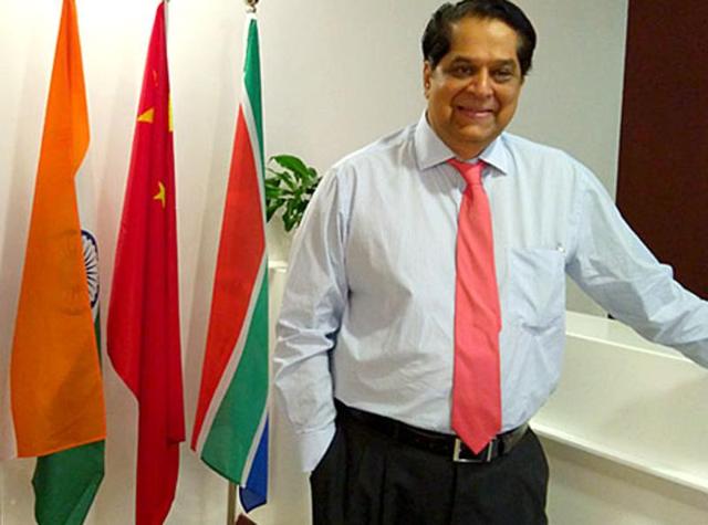 KV Kamath, the president of the multilateral BRICS bank, said that India’s economy was poised to grow at a steady rate. (HT Photo) KV Kamath, the president of the multilateral BRICS bank, said that India’s economy was poised to grow at a steady rate. (HT Photo)