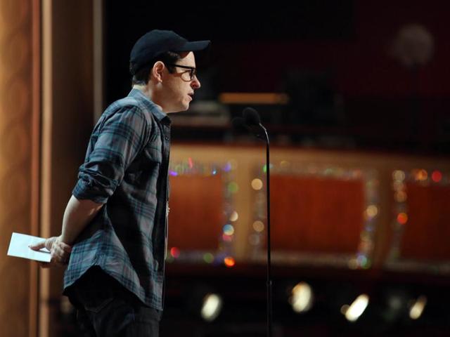 Star Wars director JJ Abrams. Everyone dressed down for the preparations and had quite a bit of fun. (Matt Sayles/Invision/AP) Star Wars director JJ Abrams. Everyone dressed down for the preparations and had quite a bit of fun. (Matt Sayles/Invision/AP)