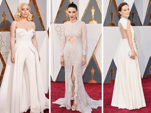 Lady Gaga, Rooney Mara and Olivia Wilde. (AFP)