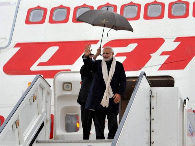 Prime Minister Narendra Modi’s calender of foreign trips starts in March this year with Saudi Arabia, Brussels and the United States.(PTI File Photo) Prime Minister Narendra Modi’s calender of foreign trips starts in March this year with Saudi Arabia, Brussels and the United States.(PTI File Photo)