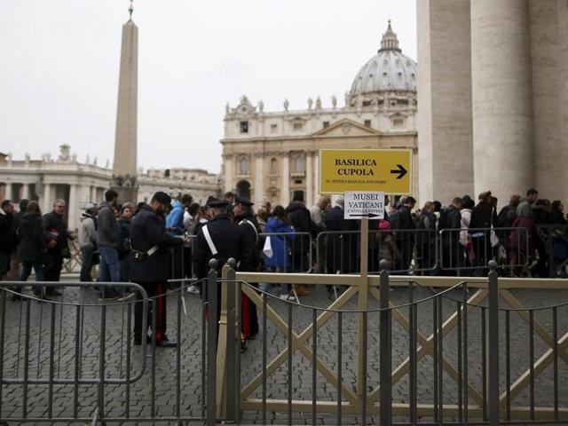 “The Church has made enormous mistakes and is working to remedy those, but the Church in many places, certainly in Australia, has mucked things up, has let people down,” Pell said via video link to the commission in Sydney.(Handout via REUTERS)