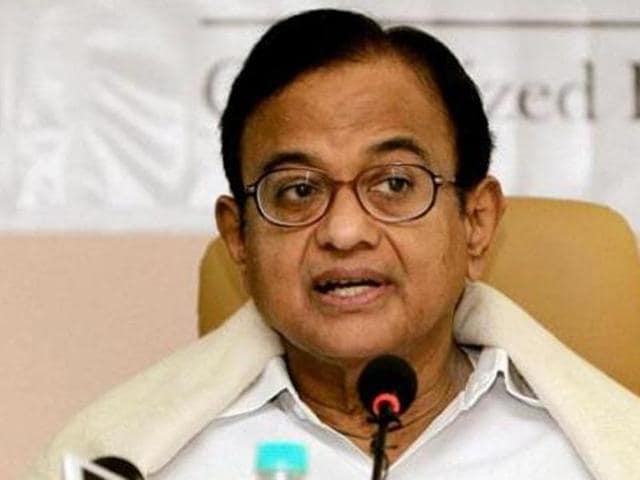 Former Union minister P Chidambaram (PTI) Former Union minister P Chidambaram (PTI)