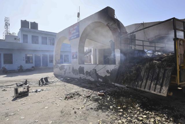 The total properties damaged in the district category were 1,016 while only one property was damaged in villages. In the miscellaneous category, 111 properties were damaged, including nine factories, 17 educational institutes and one toll plaza. (HT Photo) The total properties damaged in the district category were 1,016 while only one property was damaged in villages. In the miscellaneous category, 111 properties were damaged, including nine factories, 17 educational institutes and one toll plaza. (HT Photo)