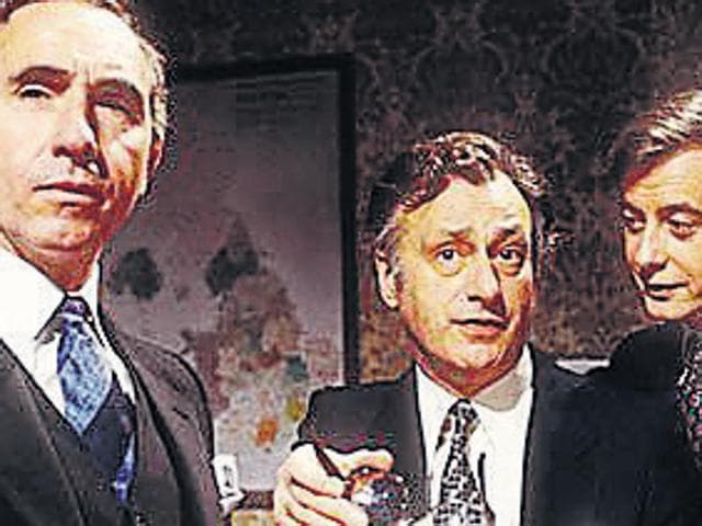 A scene from Britain’s iconic political television series ‘Yes Minister’, which was aired in the 1980s. (BBC) A scene from Britain’s iconic political television series ‘Yes Minister’, which was aired in the 1980s. (BBC)