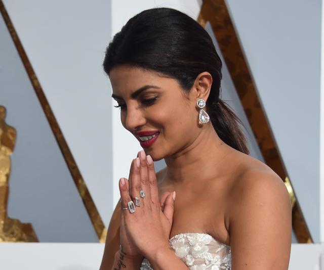The dress was a creation by Lebanese designer Zuhair Murad. (AFP) The dress was a creation by Lebanese designer Zuhair Murad. (AFP)