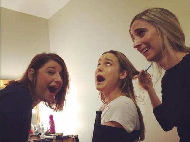 This is her reaction to Cate Blanchett walking into her dressing room ‘in a jumpsuit’. (Instagram)
